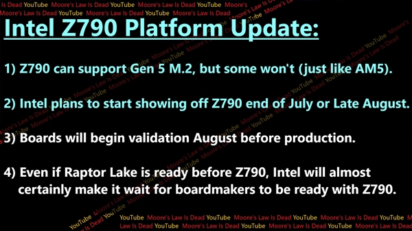 追上AMD Zen4！Intel 13代酷睿支持PCIe 5.0 SSD