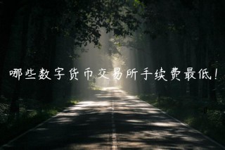 哪些数字货币 交易平台手续费最低！
