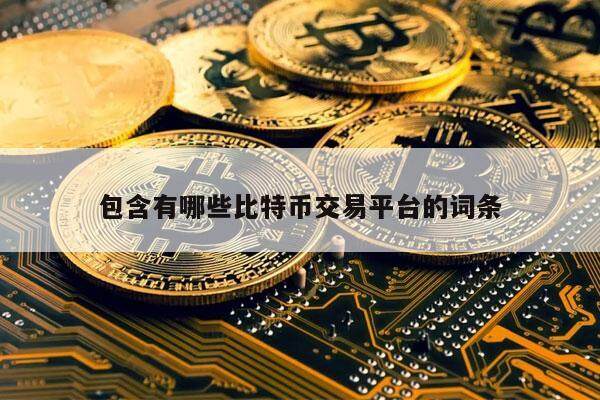 包含有哪些比特币交易平台的词条-第1张图片-欧意易下载