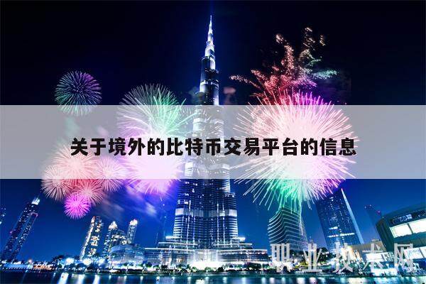 关于境外的比特币交易平台的信息-第1张图片-欧意易下载