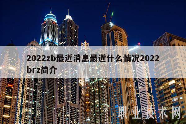 2022zb最近消息最近什么情况2022brz简介-第1张图片-欧意易下载